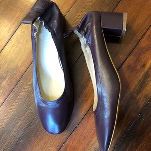 Everlane eggplant day heel 9 GUC